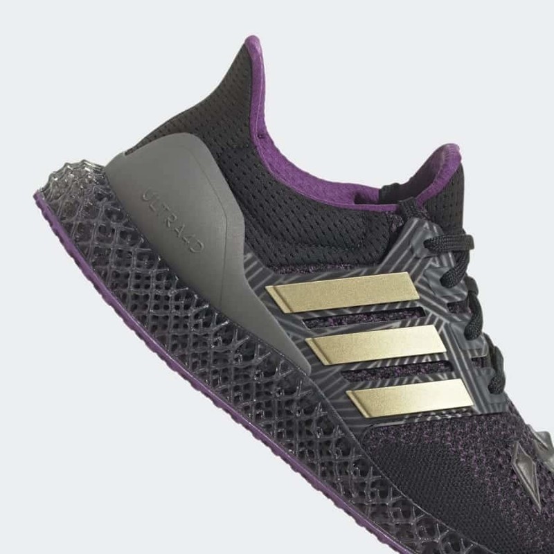 adidas ウルトラ 4D ブラックパンサー adidas Ultra 4D Marvel Black Panther Black Gold Purple